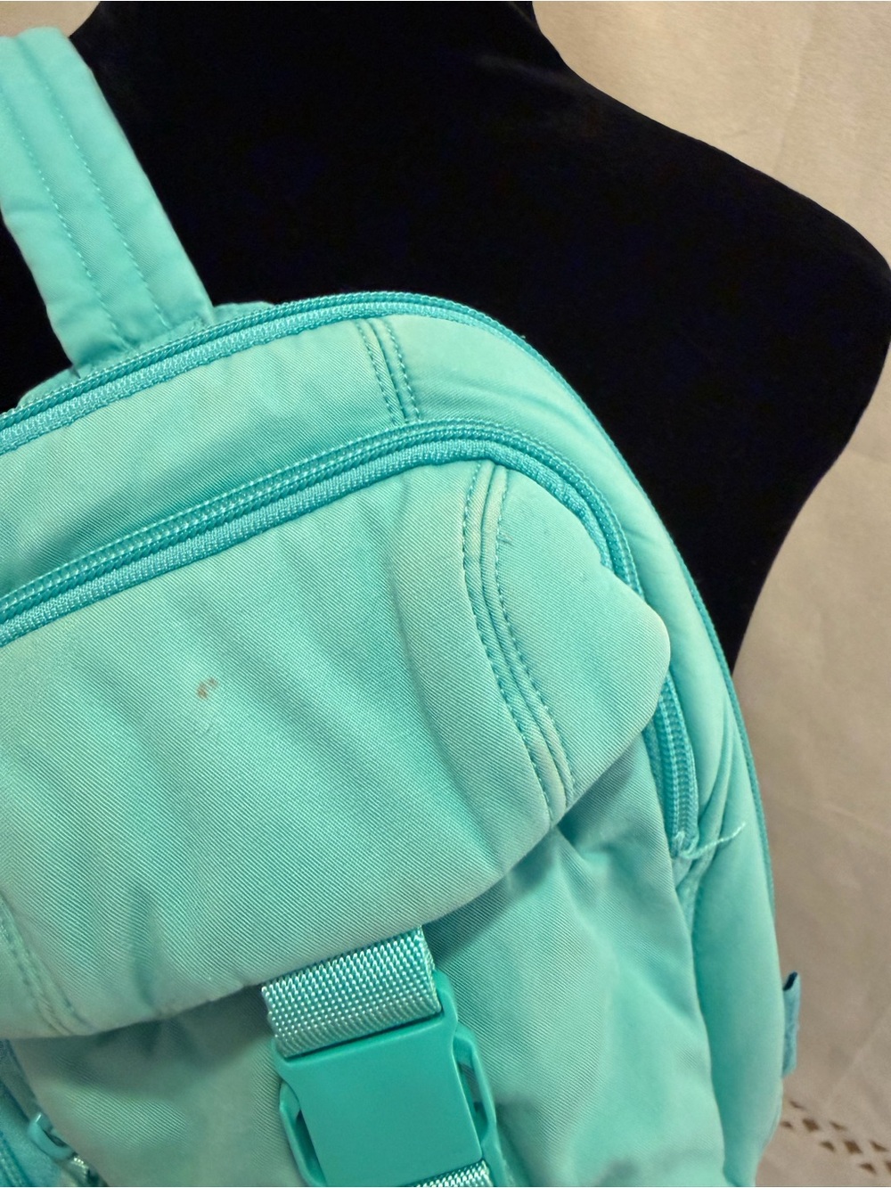 Vera Bradley Aqua Mini Backpack Crossbody - Picture 3 of 8